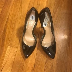 Black heels walking tall
